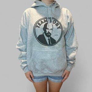 The West Wing Hoodie Swetshirt "Team Toby"  Sz Large Unisex Fit